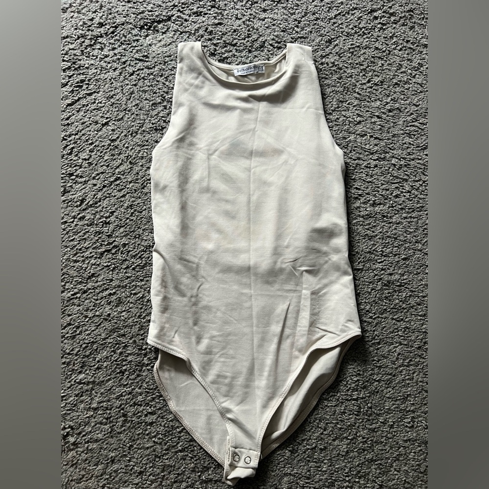 Stradivarius Creme bodysuit